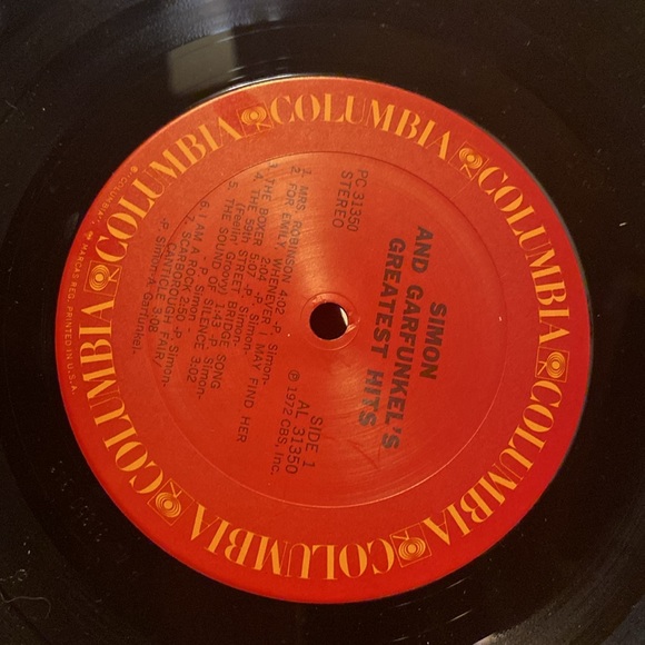 ✨💿 Vintage Vinyl 💿✨ Simon And Garfunkel's Greatest Hits Vinyl LP 1972 - Picture 12 of 12